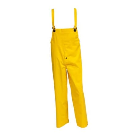 Tingley® O53107 .35mm Industrial Work Snap Fly Front Overall, Yellow, Large